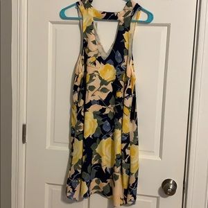 NWT Floral High Neck Dress